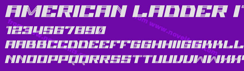 American Ladder ItalicPreview American Ladder ItalicPreview