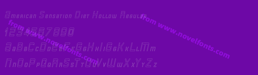 American Sensation Diet Hollow RegularPreview American Sensation Diet Hollow RegularPreview