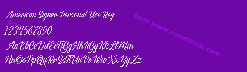 American Signer Personal Use RegPreview American Signer Personal Use RegPreview