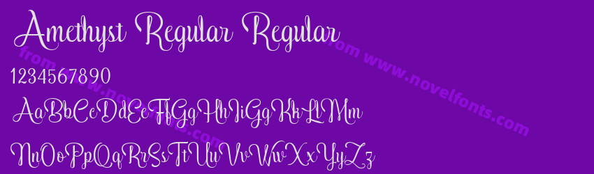 Amethyst Regular RegularPreview Amethyst Regular RegularPreview