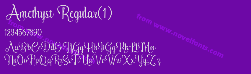 Amethyst Regular(1)Preview Amethyst Regular(1)Preview