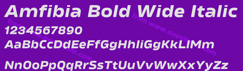 Amfibia Bold Wide ItalicPreview Amfibia Bold Wide ItalicPreview
