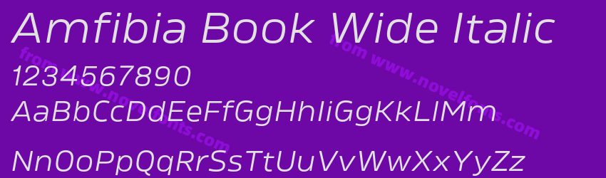 Amfibia Book Wide ItalicPreview Amfibia Book Wide ItalicPreview