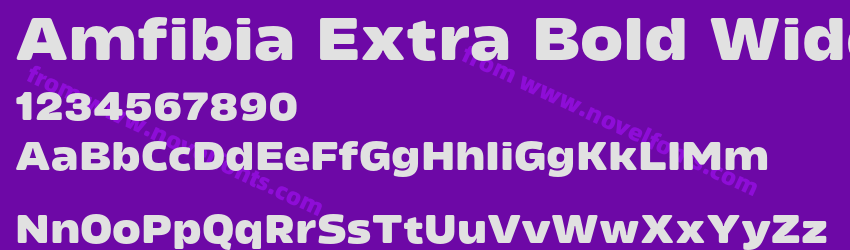 Amfibia Extra Bold WidePreview Amfibia Extra Bold WidePreview