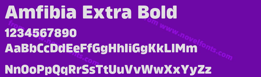 Amfibia Extra BoldPreview Amfibia Extra BoldPreview