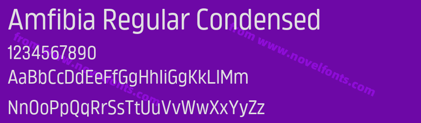 Amfibia Regular CondensedPreview Amfibia Regular CondensedPreview