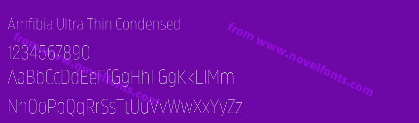Amfibia Ultra Thin CondensedPreview Amfibia Ultra Thin CondensedPreview