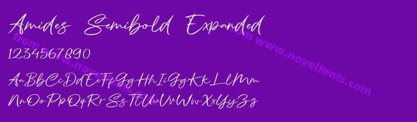 Amides Semibold ExpandedPreview Amides Semibold ExpandedPreview