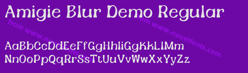 Amigie Blur Demo RegularPreview