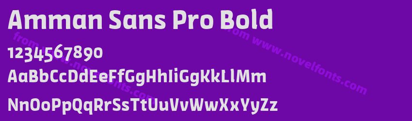 Amman Sans Pro BoldPreview Amman Sans Pro BoldPreview