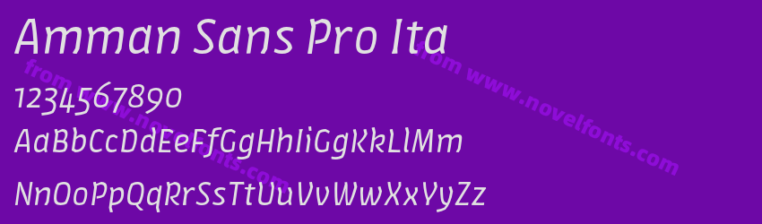 Amman Sans Pro ItaPreview Amman Sans Pro ItaPreview