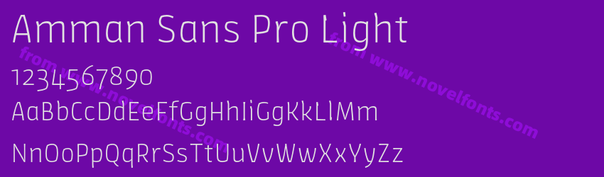 Amman Sans Pro LightPreview Amman Sans Pro LightPreview