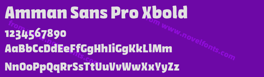 Amman Sans Pro XboldPreview Amman Sans Pro XboldPreview
