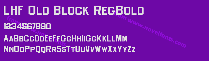 LHF Old Block RegBoldPreview