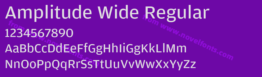 Amplitude Wide RegularPreview Amplitude Wide RegularPreview