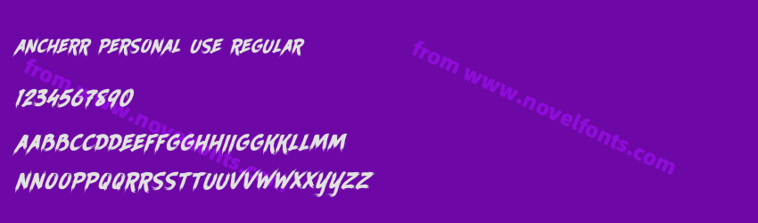 Ancherr Personal Use RegularPreview Ancherr Personal Use RegularPreview