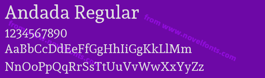 Andada RegularPreview Andada RegularPreview