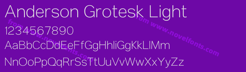 Anderson Grotesk LightPreview Anderson Grotesk LightPreview