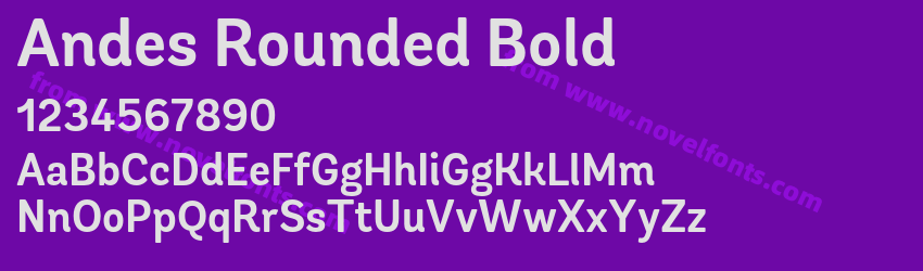 Andes Rounded BoldPreview