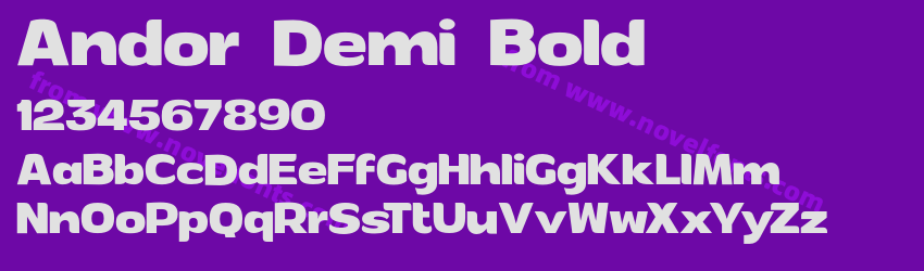 Andor Demi BoldPreview Andor Demi BoldPreview