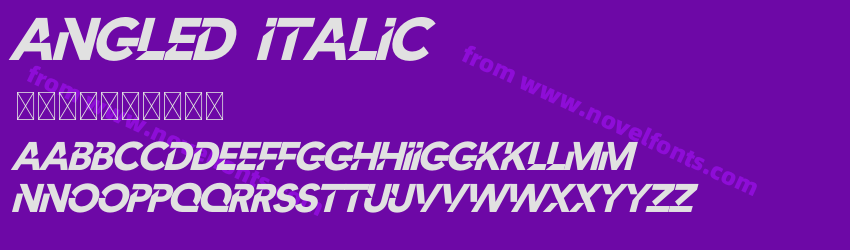 Angled ItalicPreview
