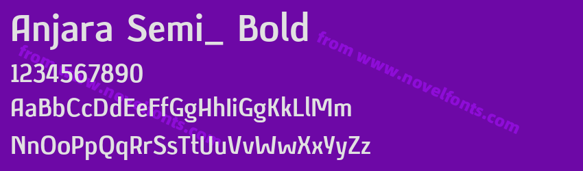 Anjara Semi_ BoldPreview