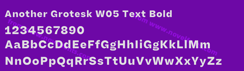 Another Grotesk W05 Text BoldPreview Another Grotesk W05 Text BoldPreview