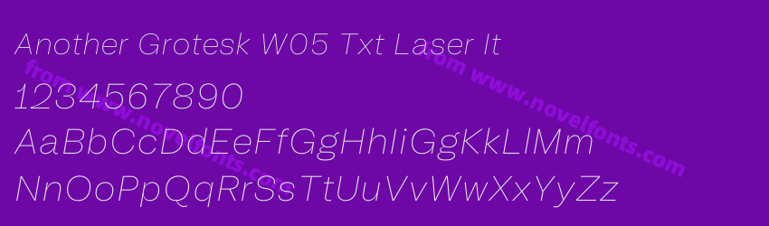 Another Grotesk W05 Txt Laser ItPreview