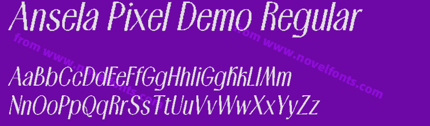 Ansela Pixel Demo RegularPreview Ansela Pixel Demo RegularPreview