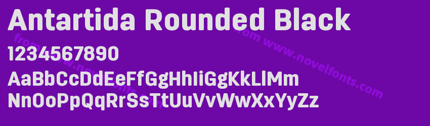 Antartida Rounded BlackPreview Antartida Rounded BlackPreview