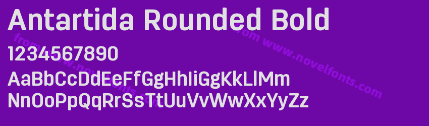 Antartida Rounded BoldPreview Antartida Rounded BoldPreview