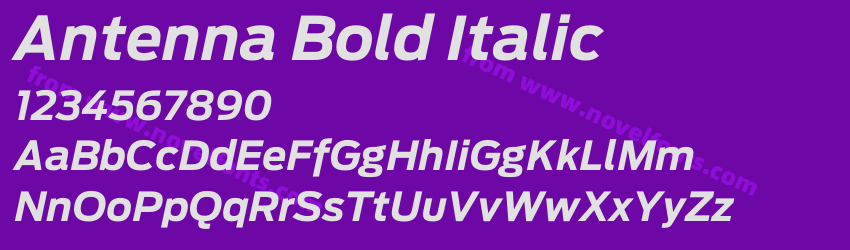 Antenna Bold ItalicPreview