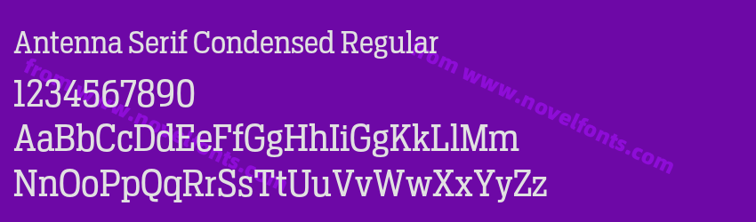 Antenna Serif Condensed RegularPreview