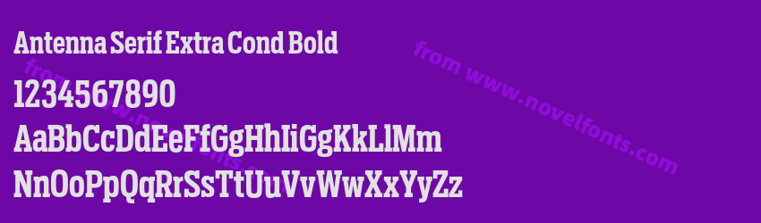 Antenna Serif Extra Cond BoldPreview