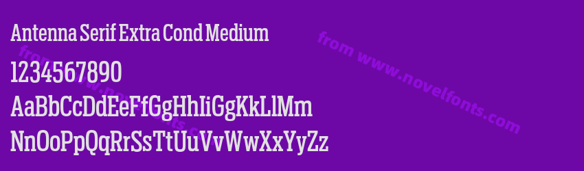 Antenna Serif Extra Cond MediumPreview