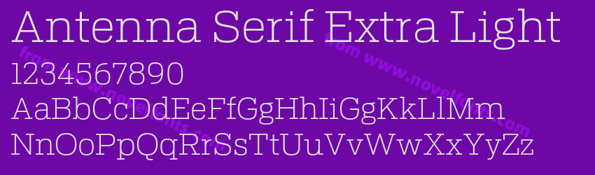 Antenna Serif Extra LightPreview