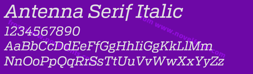 Antenna Serif ItalicPreview