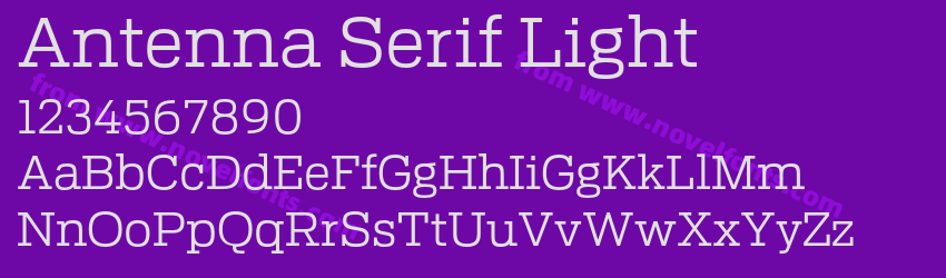 Antenna Serif LightPreview