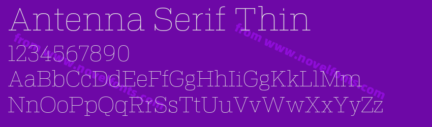 Antenna Serif ThinPreview