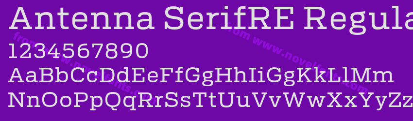 Antenna SerifRE RegularPreview