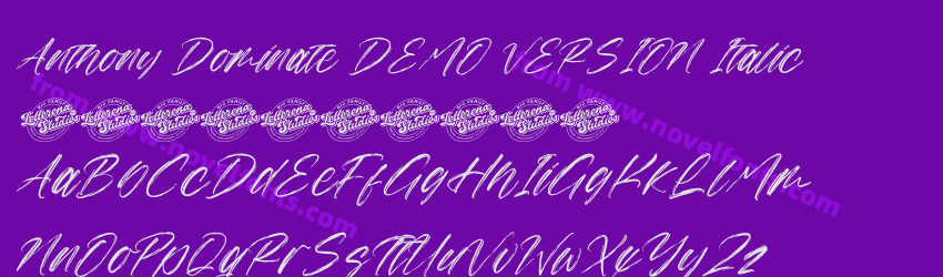 Anthony Dominate DEMO VERSION ItalicPreview Anthony Dominate DEMO VERSION ItalicPreview