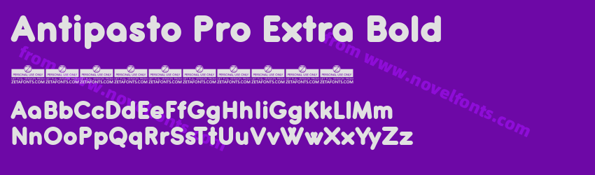 Antipasto Pro Extra BoldPreview Antipasto Pro Extra BoldPreview