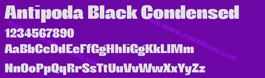 Antipoda Black CondensedPreview