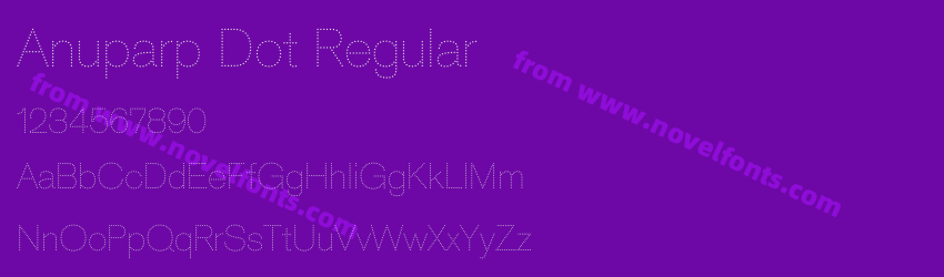 Anuparp Dot RegularPreview Anuparp Dot RegularPreview