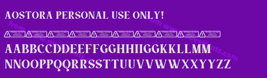 Aostora PERSONAL USE ONLY!Preview