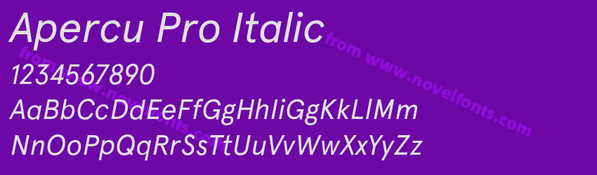 Apercu Pro ItalicPreview Apercu Pro ItalicPreview