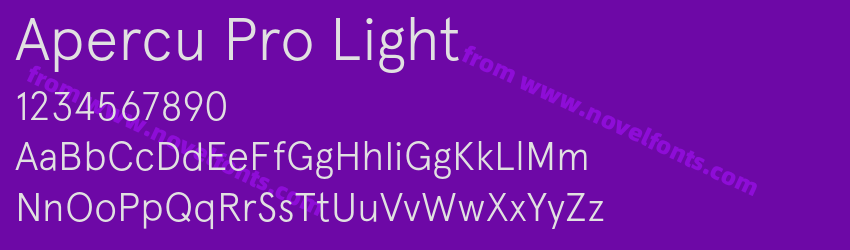 Apercu Pro LightPreview Apercu Pro LightPreview