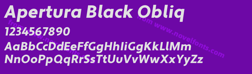 Apertura Black ObliqPreview