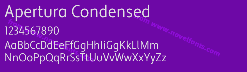 Apertura CondensedPreview Apertura CondensedPreview