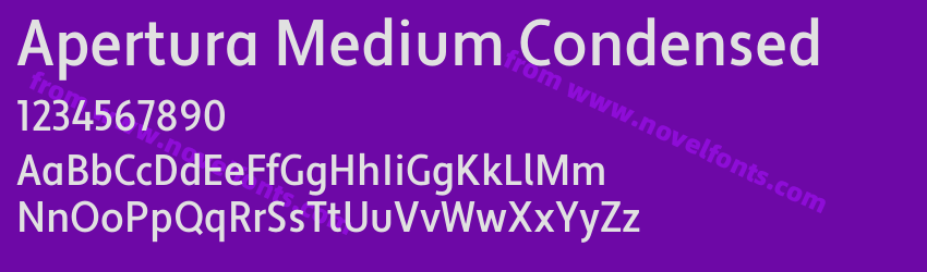 Apertura Medium CondensedPreview Apertura Medium CondensedPreview